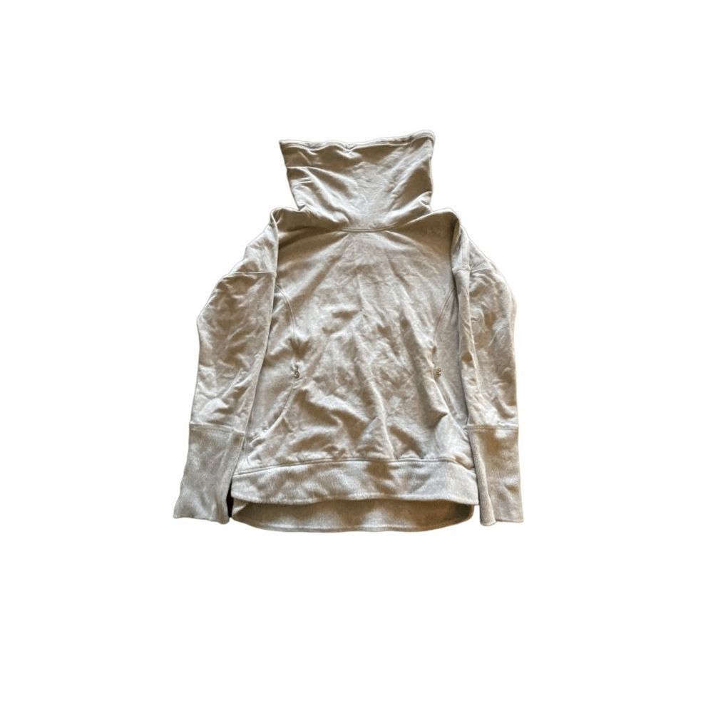 Lululemon Run: Rest Day Pullover *Heathered Fossil* Size 6 - Picture 2 of 14